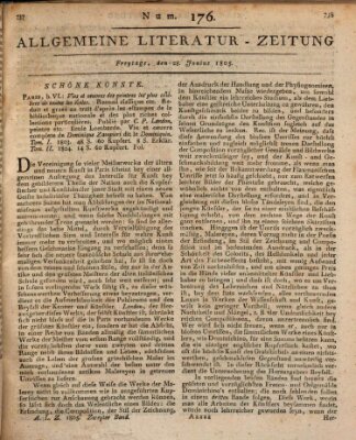 Allgemeine Literatur-Zeitung (Literarisches Zentralblatt für Deutschland) Freitag 28. Juni 1805