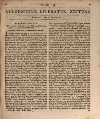 Allgemeine Literatur-Zeitung (Literarisches Zentralblatt für Deutschland) Mittwoch 9. Januar 1811