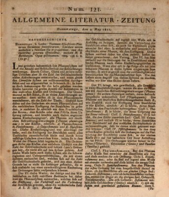 Allgemeine Literatur-Zeitung (Literarisches Zentralblatt für Deutschland) Donnerstag 2. Mai 1811