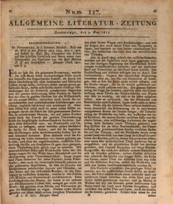 Allgemeine Literatur-Zeitung (Literarisches Zentralblatt für Deutschland) Donnerstag 9. Mai 1811