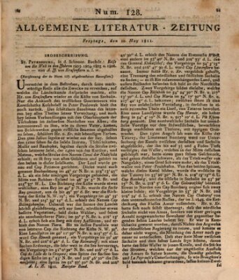 Allgemeine Literatur-Zeitung (Literarisches Zentralblatt für Deutschland) Freitag 10. Mai 1811