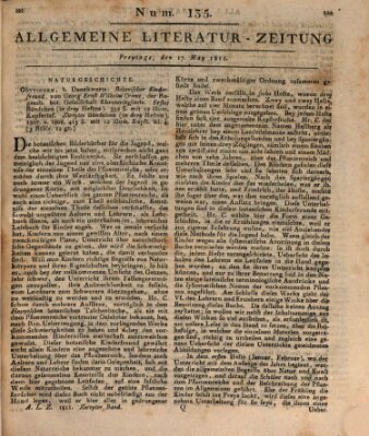 Allgemeine Literatur-Zeitung (Literarisches Zentralblatt für Deutschland) Freitag 17. Mai 1811