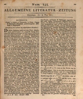 Allgemeine Literatur-Zeitung (Literarisches Zentralblatt für Deutschland) Dienstag 28. Mai 1811