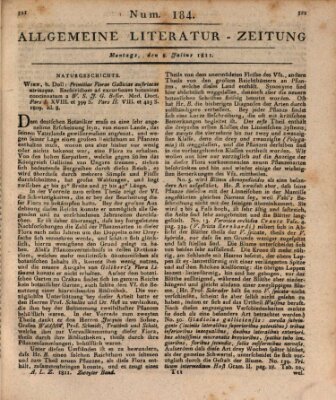 Allgemeine Literatur-Zeitung (Literarisches Zentralblatt für Deutschland) Montag 8. Juli 1811