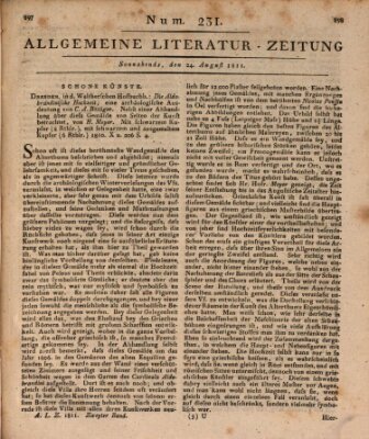 Allgemeine Literatur-Zeitung (Literarisches Zentralblatt für Deutschland) Samstag 24. August 1811