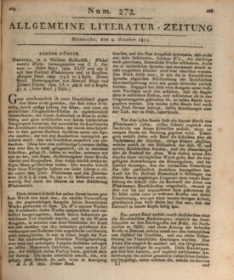 Allgemeine Literatur-Zeitung (Literarisches Zentralblatt für Deutschland) Mittwoch 9. Oktober 1811