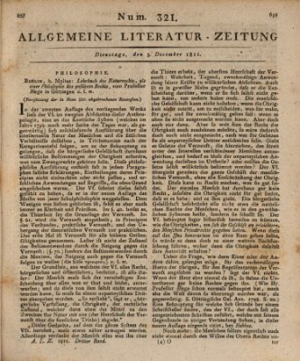 Allgemeine Literatur-Zeitung (Literarisches Zentralblatt für Deutschland) Dienstag 3. Dezember 1811