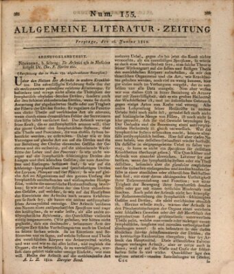 Allgemeine Literatur-Zeitung (Literarisches Zentralblatt für Deutschland) Freitag 26. Juni 1812