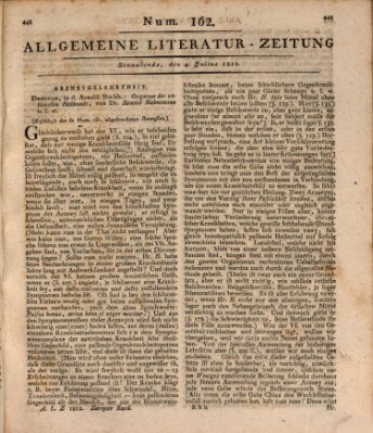 Allgemeine Literatur-Zeitung (Literarisches Zentralblatt für Deutschland) Samstag 4. Juli 1812