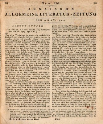 Jenaische allgemeine Literatur-Zeitung vom Jahre ... Dienstag 28. Mai 1805