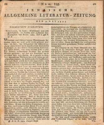 Jenaische allgemeine Literatur-Zeitung vom Jahre ... Donnerstag 30. Mai 1805