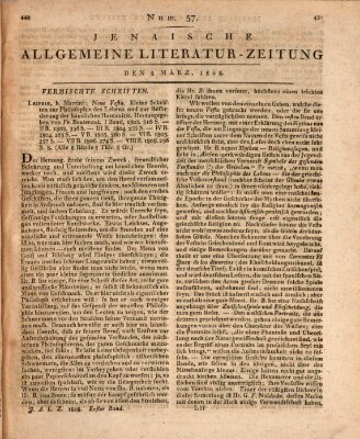 Jenaische allgemeine Literatur-Zeitung vom Jahre ... Dienstag 8. März 1808