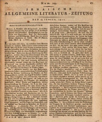 Jenaische allgemeine Literatur-Zeitung vom Jahre ... Dienstag 25. Juni 1811