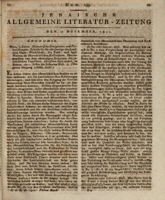 Jenaische allgemeine Literatur-Zeitung vom Jahre ... Dienstag 12. November 1811