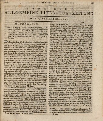 Jenaische allgemeine Literatur-Zeitung vom Jahre ... Samstag 28. Dezember 1811