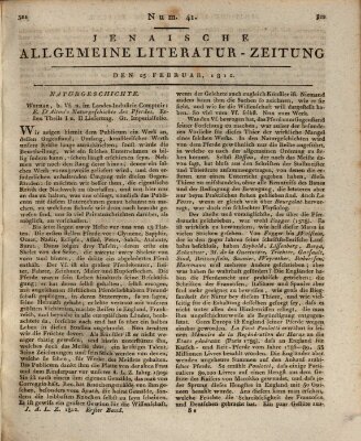 Jenaische allgemeine Literatur-Zeitung vom Jahre ... Dienstag 25. Februar 1812