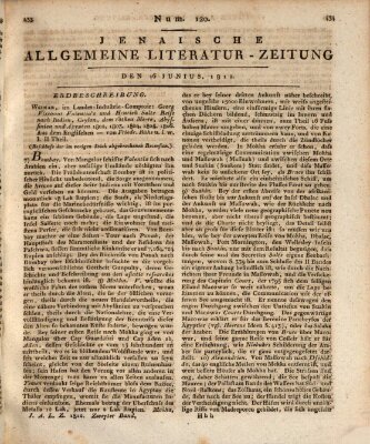 Jenaische allgemeine Literatur-Zeitung vom Jahre ... Dienstag 16. Juni 1812