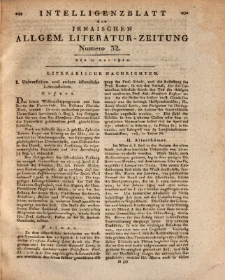 Jenaische allgemeine Literatur-Zeitung vom Jahre ... Mittwoch 20. Mai 1812