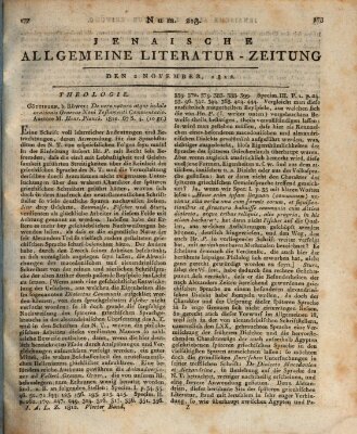 Jenaische allgemeine Literatur-Zeitung vom Jahre ... Montag 2. November 1812