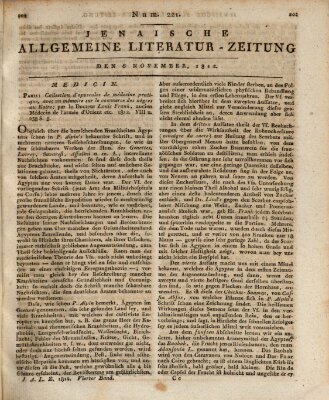 Jenaische allgemeine Literatur-Zeitung vom Jahre ... Freitag 6. November 1812