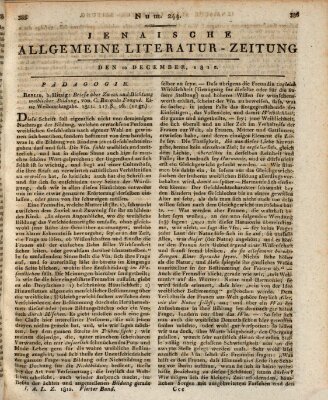 Jenaische allgemeine Literatur-Zeitung vom Jahre ... Donnerstag 10. Dezember 1812