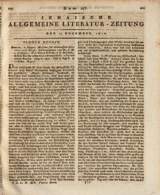 Jenaische allgemeine Literatur-Zeitung vom Jahre ... Montag 14. Dezember 1812