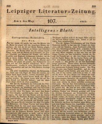 Leipziger Literaturzeitung Freitag 1. Mai 1812