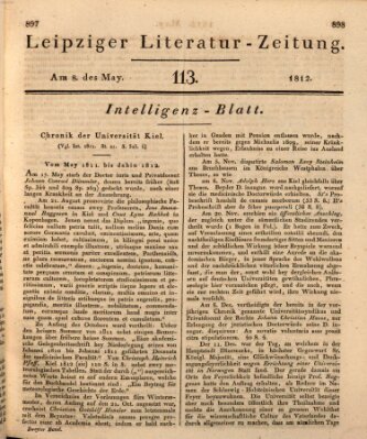 Leipziger Literaturzeitung Freitag 8. Mai 1812