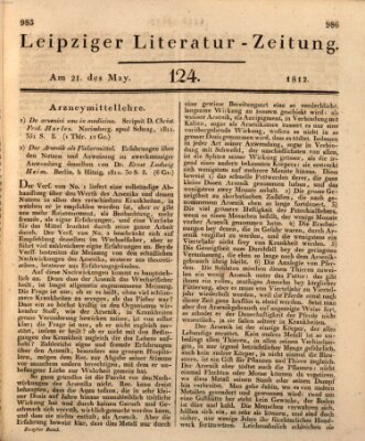 Leipziger Literaturzeitung Donnerstag 21. Mai 1812