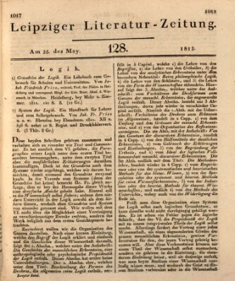 Leipziger Literaturzeitung Montag 25. Mai 1812