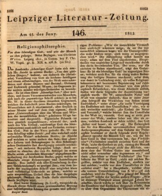 Leipziger Literaturzeitung Montag 15. Juni 1812