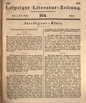 Leipziger Literaturzeitung Samstag 4. Juli 1812