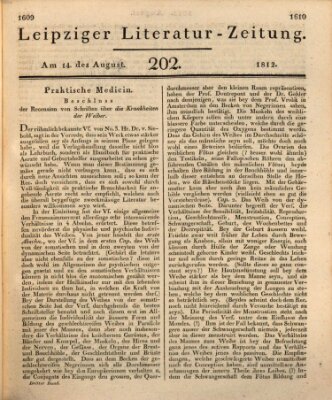 Leipziger Literaturzeitung Freitag 14. August 1812