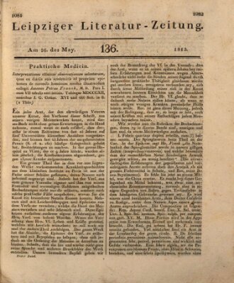 Leipziger Literaturzeitung Mittwoch 26. Mai 1813