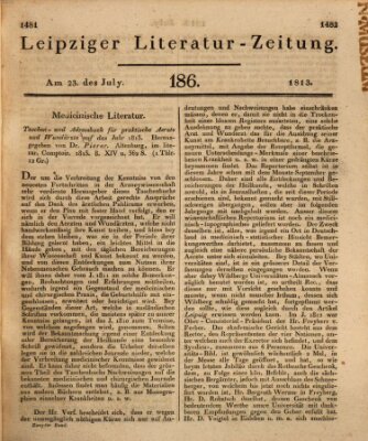 Leipziger Literaturzeitung Freitag 23. Juli 1813