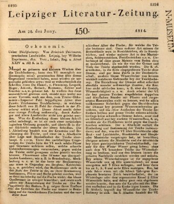 Leipziger Literaturzeitung Freitag 24. Juni 1814