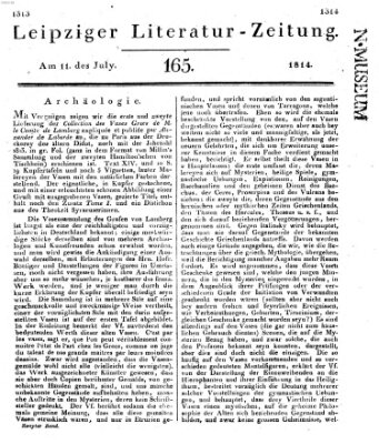 Leipziger Literaturzeitung Montag 11. Juli 1814