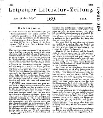 Leipziger Literaturzeitung Freitag 15. Juli 1814