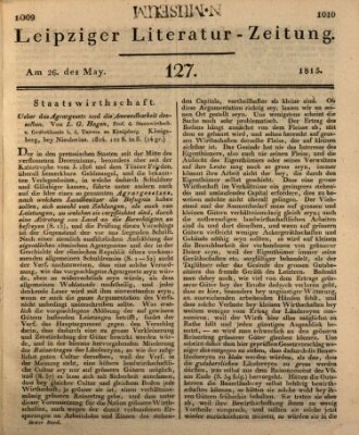 Leipziger Literaturzeitung Freitag 26. Mai 1815