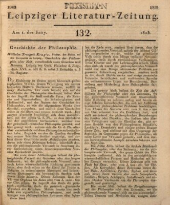 Leipziger Literaturzeitung Donnerstag 1. Juni 1815