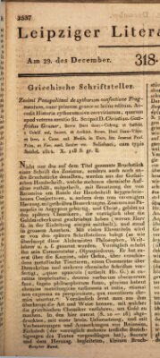 Leipziger Literaturzeitung Freitag 29. Dezember 1815