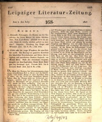 Leipziger Literaturzeitung Dienstag 1. Juli 1817