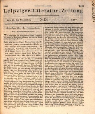 Leipziger Literaturzeitung Freitag 28. November 1817