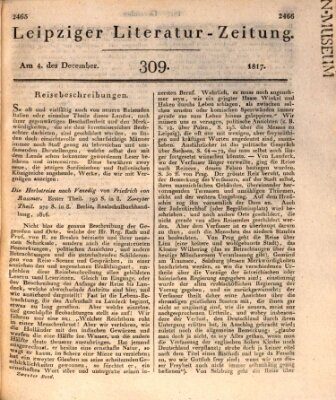 Leipziger Literaturzeitung Donnerstag 4. Dezember 1817