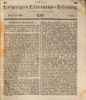 Leipziger Literaturzeitung Dienstag 4. Mai 1819