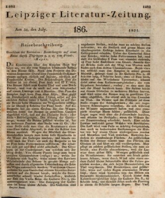 Leipziger Literaturzeitung Dienstag 31. Juli 1821