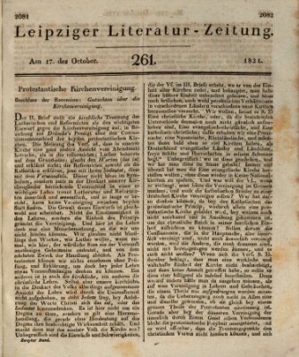 Leipziger Literaturzeitung Dienstag 17. Oktober 1820