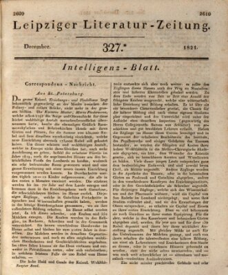 Leipziger Literaturzeitung Samstag 29. Dezember 1821