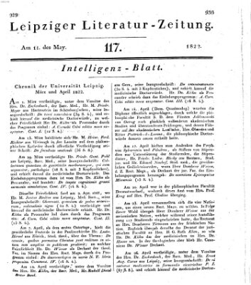 Leipziger Literaturzeitung Samstag 11. Mai 1822