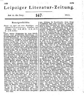 Leipziger Literaturzeitung Freitag 14. Juni 1822